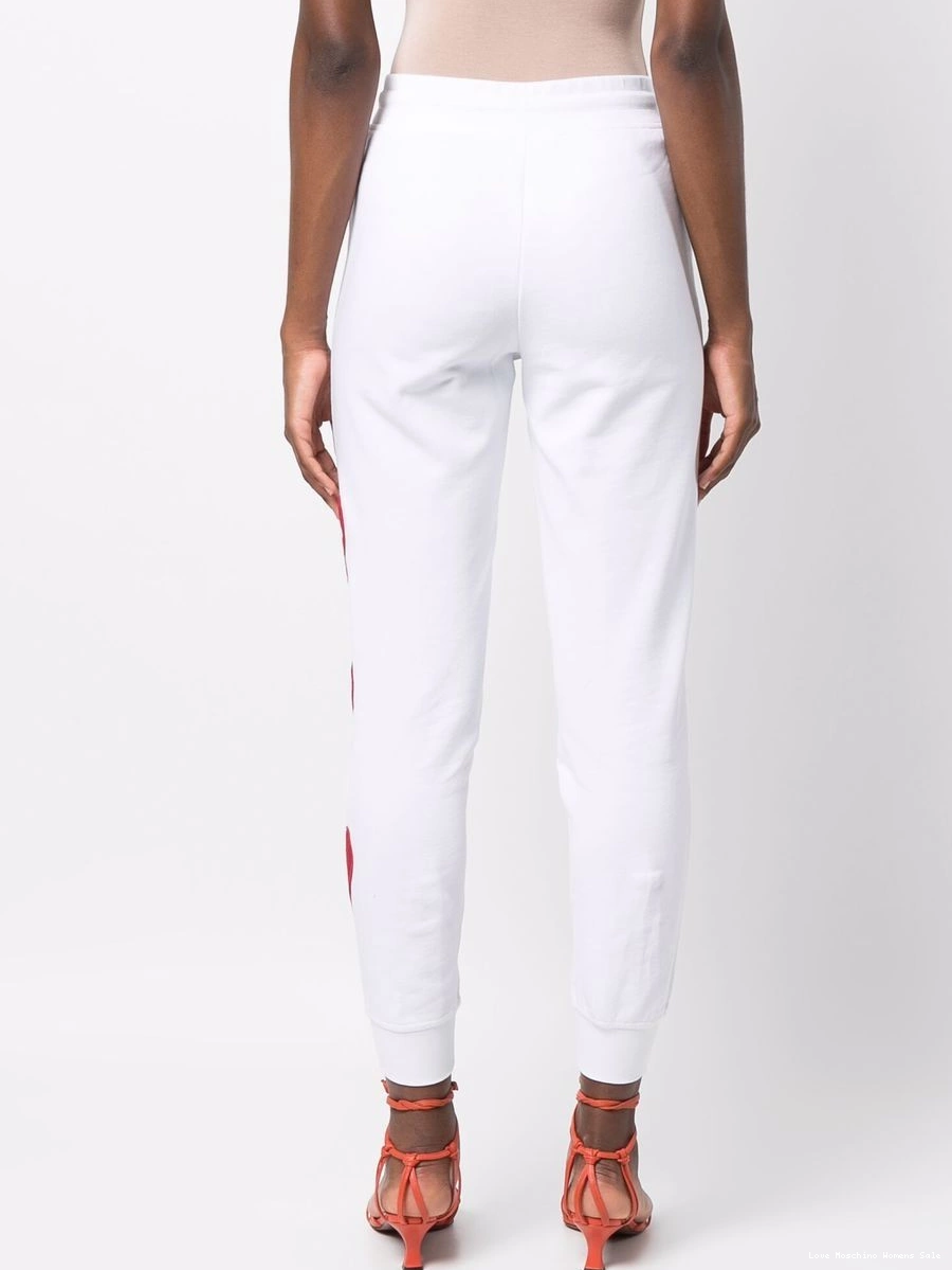 Cheap track pants heart-detail Love Women Moschino 0404